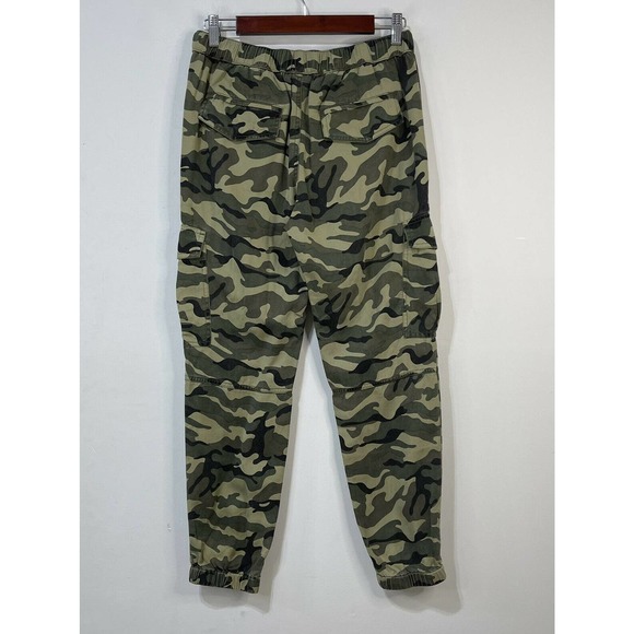 NWT Pam & Gela Camo Cargo Pants with Belt Size S Multicolor - Picture 6 of 13